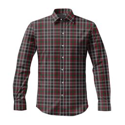 ScotsTee Shop Scottish Borthwick Clan Tartan Long Sleeve Shirt, Cotton Tartan Plaid Shirt