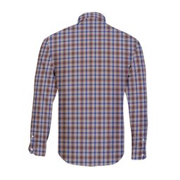 ScotsTee Shop Scottish Boswell Clan Tartan Long Sleeve Shirt, Cotton Tartan Plaid Shirt
