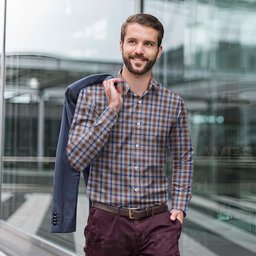 ScotsTee Shop Scottish Boswell Clan Tartan Long Sleeve Shirt, Cotton Tartan Plaid Shirt