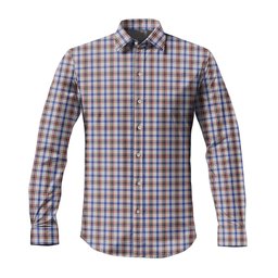 ScotsTee Shop Scottish Boswell Clan Tartan Long Sleeve Shirt, Cotton Tartan Plaid Shirt