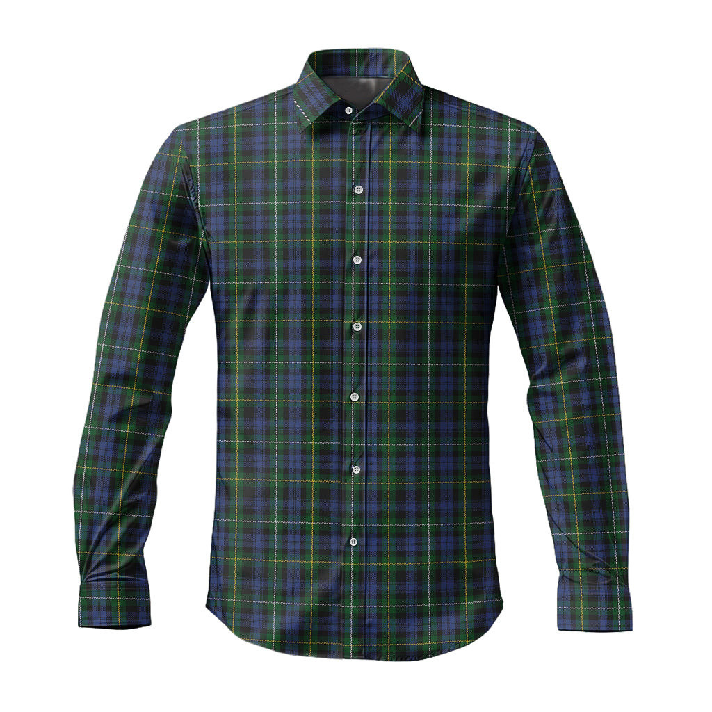 ScotsTee Shop Scottish Campbell of Argyll #01 Clan Tartan Long Sleeve Shirt, Cotton Tartan Plaid Shirt