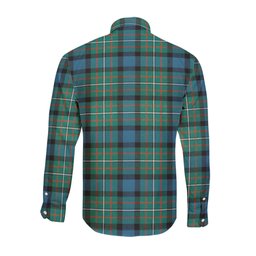 ScotsTee Shop Scottish Ferguson Ancient Clan Tartan Long Sleeve Shirt, Cotton Tartan Plaid Shirt