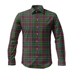 ScotsTee Shop Scottish Crosbie Clan Tartan Long Sleeve Shirt, Cotton Tartan Plaid Shirt