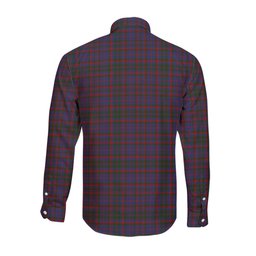 ScotsTee Shop Scottish Cumming Clan Tartan Long Sleeve Shirt, Cotton Tartan Plaid Shirt