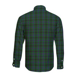 ScotsTee Shop Scottish Davidson Clan Tartan Long Sleeve Shirt, Cotton Tartan Plaid Shirt