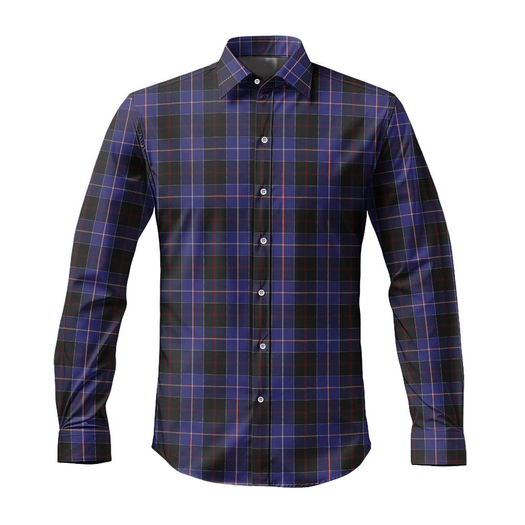 ScotsTee Shop Scottish Dunlop Clan Tartan Long Sleeve Shirt, Cotton Tartan Plaid Shirt
