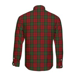 ScotsTee Shop Scottish Dunbar Clan Tartan Long Sleeve Shirt, Cotton Tartan Plaid Shirt