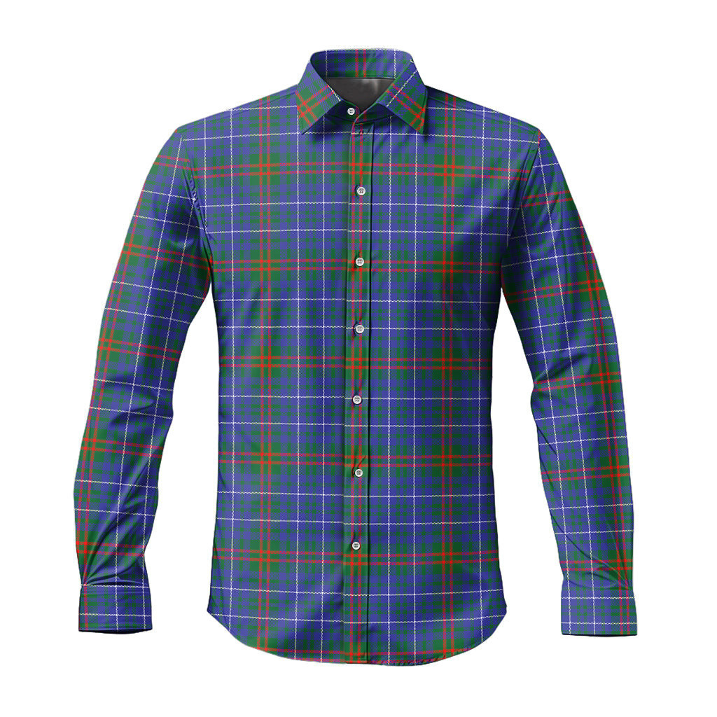 ScotsTee Shop Scottish Edmonstone Clan Tartan Long Sleeve Shirt, Cotton Tartan Plaid Shirt