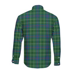 ScotsTee Shop Scottish Duncan Ancient Clan Tartan Long Sleeve Shirt, Cotton Tartan Plaid Shirt