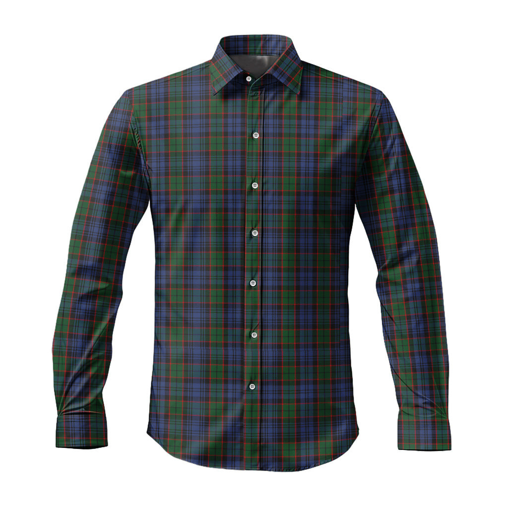 ScotsTee Shop Scottish Fletcher Clan Tartan Long Sleeve Shirt, Cotton Tartan Plaid Shirt