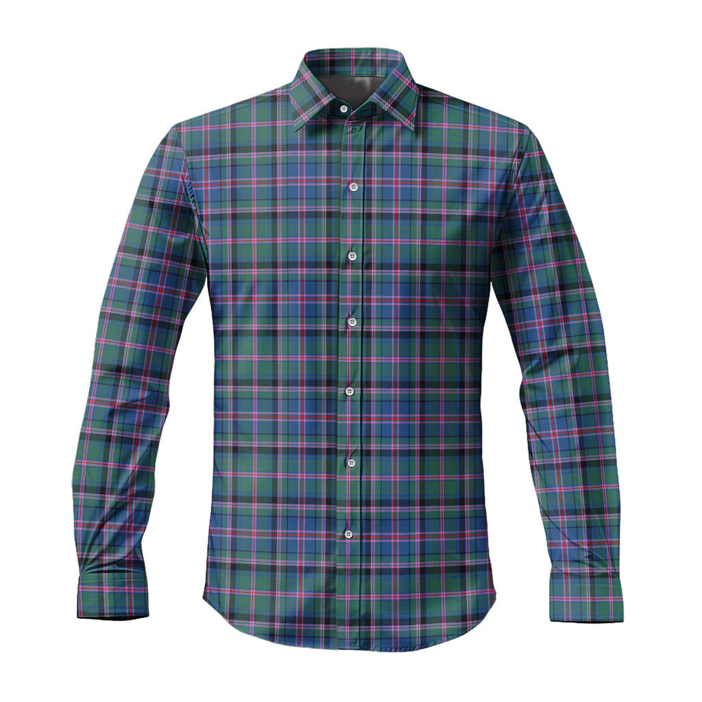 ScotsTee Shop Scottish Cooper Clan Tartan Long Sleeve Shirt, Cotton Tartan Plaid Shirt