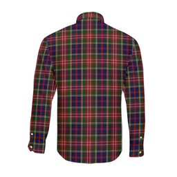ScotsTee Shop Scottish Christie Clan Tartan Long Sleeve Shirt, Cotton Tartan Plaid Shirt
