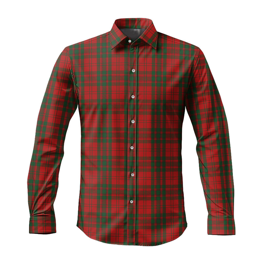 ScotsTee Shop Scottish Livingstone Clan Tartan Long Sleeve Shirt, Cotton Tartan Plaid Shirt