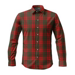 ScotsTee Shop Scottish Livingstone Clan Tartan Long Sleeve Shirt, Cotton Tartan Plaid Shirt