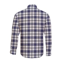 ScotsTee Shop Scottish Hannay Modern Clan Tartan Long Sleeve Shirt, Cotton Tartan Plaid Shirt