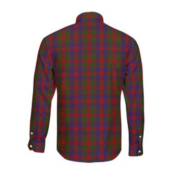ScotsTee Shop Scottish Gow Clan Tartan Long Sleeve Shirt, Cotton Tartan Plaid Shirt