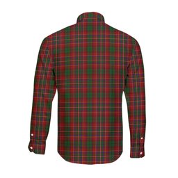 ScotsTee Shop Scottish Innes Clan Tartan Long Sleeve Shirt, Cotton Tartan Plaid Shirt