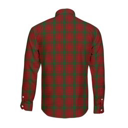 ScotsTee Shop Scottish MacQuarrie Clan Tartan Long Sleeve Shirt, Cotton Tartan Plaid Shirt