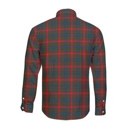 ScotsTee Shop Scottish Wilson Modern Clan Tartan Long Sleeve Shirt, Cotton Tartan Plaid Shirt