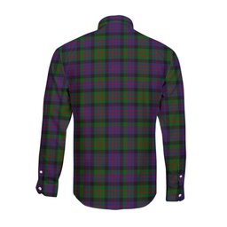 ScotsTee Shop Scottish MacDonald Clan Tartan Long Sleeve Shirt, Cotton Tartan Plaid Shirt