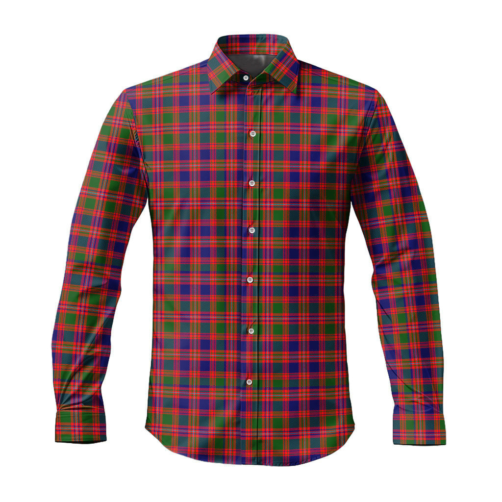 ScotsTee Shop Scottish MacIntyre Modern Clan Tartan Long Sleeve Shirt, Cotton Tartan Plaid Shirt