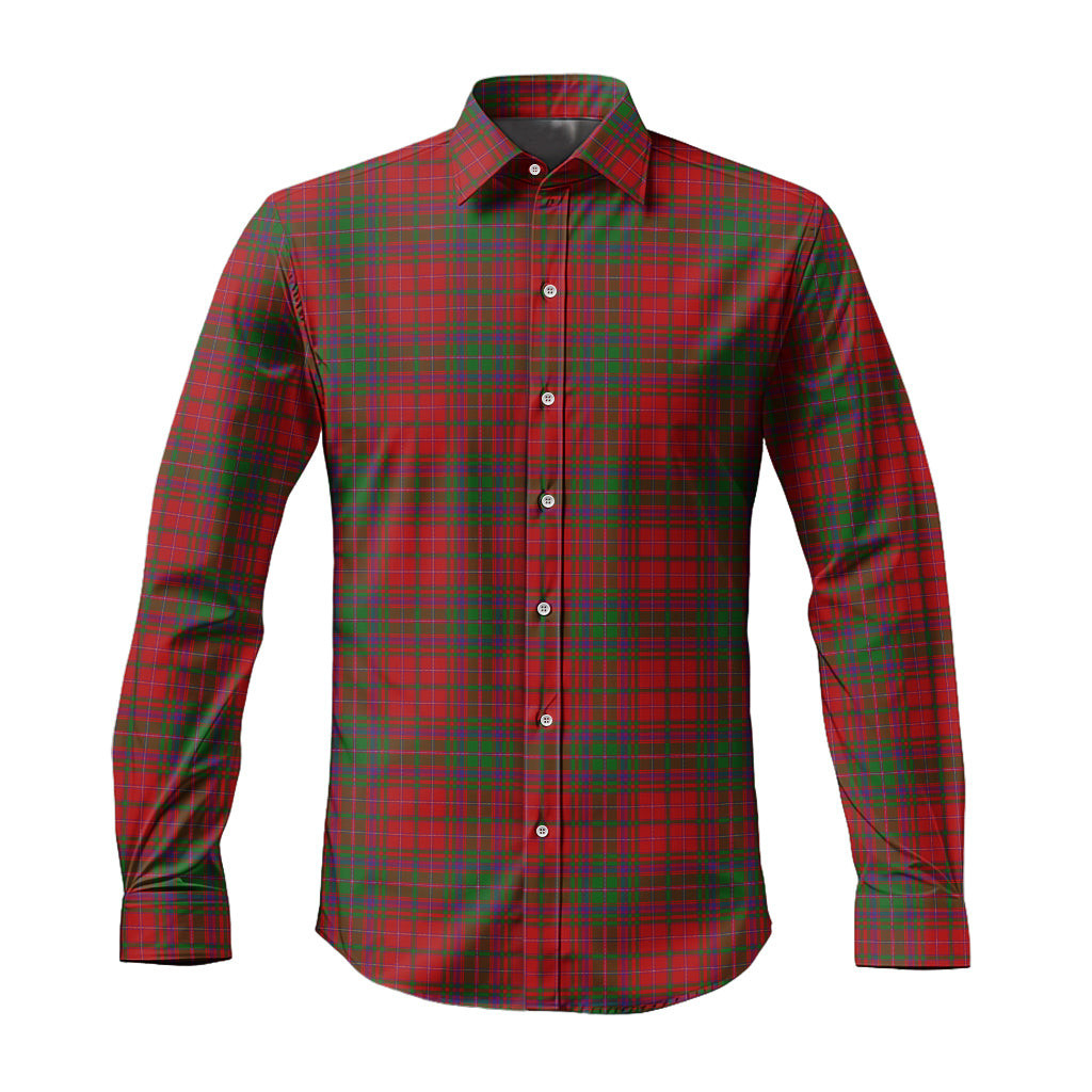 ScotsTee Shop Scottish MacDougall Clan Tartan Long Sleeve Shirt, Cotton Tartan Plaid Shirt