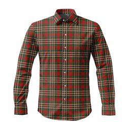 ScotsTee Shop Scottish MacGill Clan Tartan Long Sleeve Shirt, Cotton Tartan Plaid Shirt