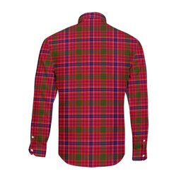 ScotsTee Shop Scottish MacRae Modern Clan Tartan Long Sleeve Shirt, Cotton Tartan Plaid Shirt
