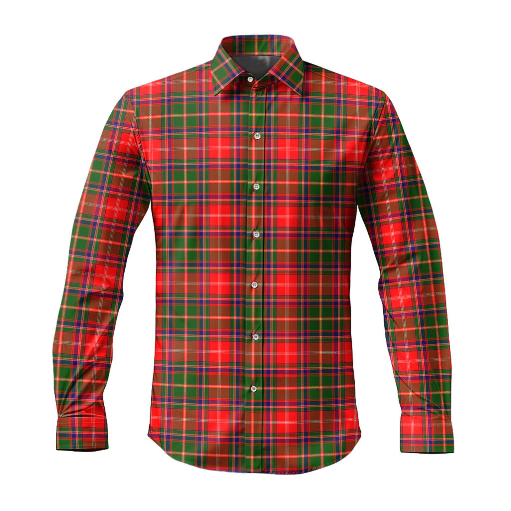 ScotsTee Shop Scottish Somerville Modern Clan Tartan Long Sleeve Shirt, Cotton Tartan Plaid Shirt