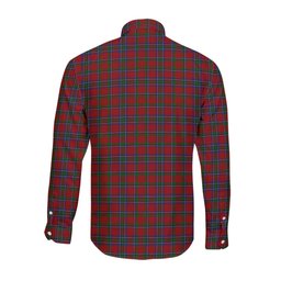 ScotsTee Shop Scottish Sinclair Clan Tartan Long Sleeve Shirt, Cotton Tartan Plaid Shirt