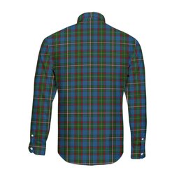 ScotsTee Shop Scottish Tait Clan Tartan Long Sleeve Shirt, Cotton Tartan Plaid Shirt