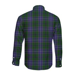 ScotsTee Shop Scottish Wishart Hunting Clan Tartan Long Sleeve Shirt, Cotton Tartan Plaid Shirt