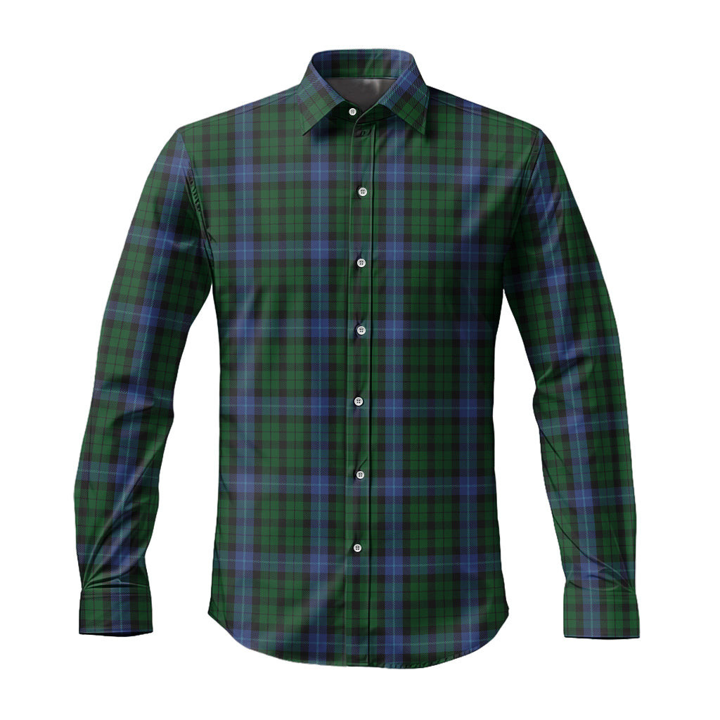 ScotsTee Shop Scottish MacIntyre Clan Tartan Long Sleeve Shirt, Cotton Tartan Plaid Shirt