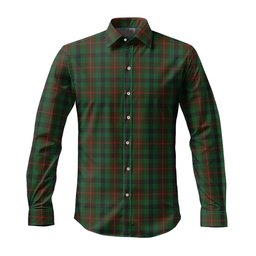 ScotsTee Shop Scottish Tennant Clan Tartan Long Sleeve Shirt, Cotton Tartan Plaid Shirt