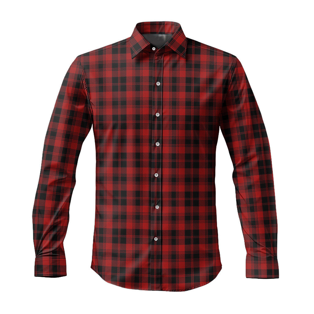 ScotsTee Shop Scottish Murray of Ochtertyre Clan Tartan Long Sleeve Shirt, Cotton Tartan Plaid Shirt