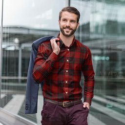 ScotsTee Shop Scottish Wemyss Clan Tartan Long Sleeve Shirt, Cotton Tartan Plaid Shirt