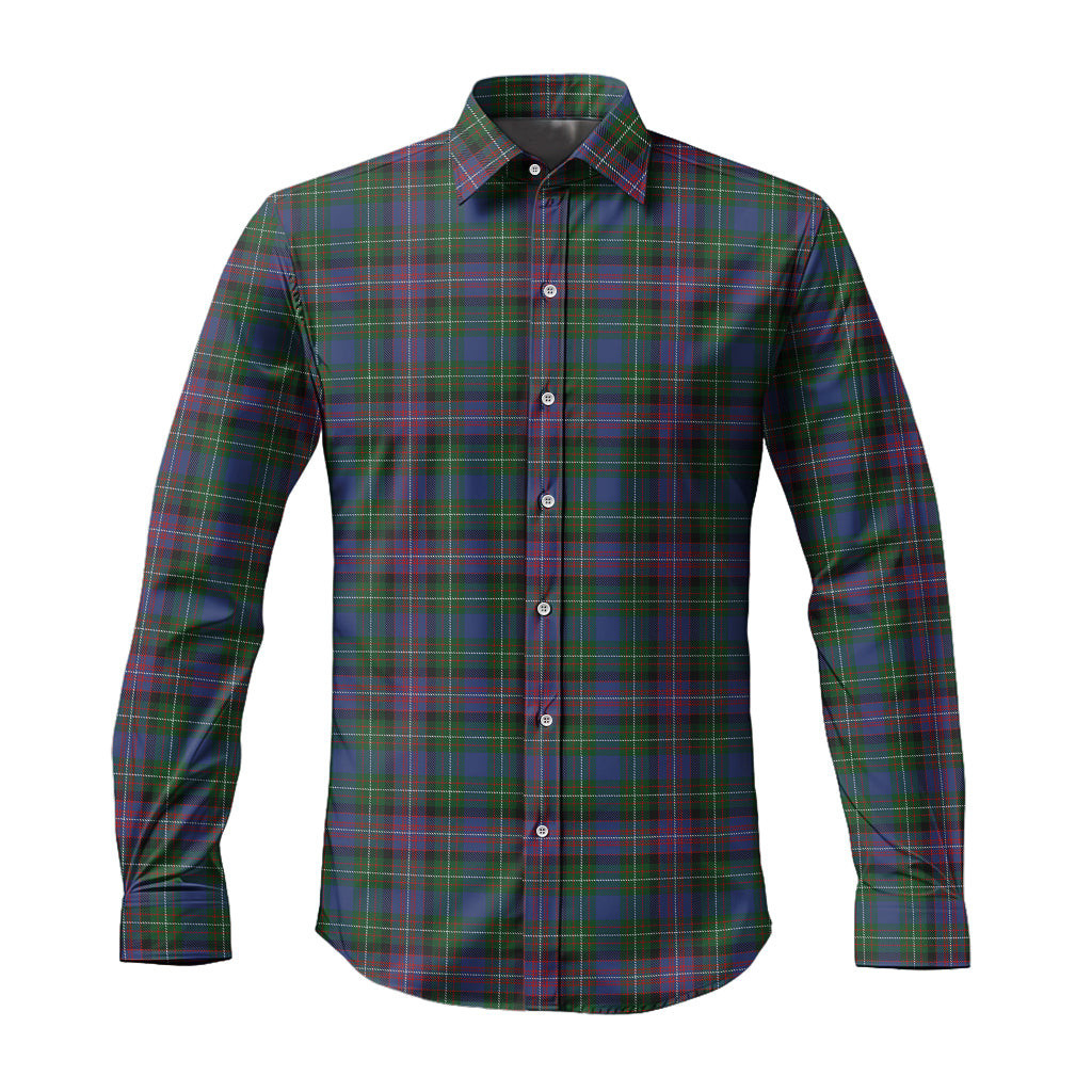 ScotsTee Shop Scottish Rankin Clan Tartan Long Sleeve Shirt, Cotton Tartan Plaid Shirt