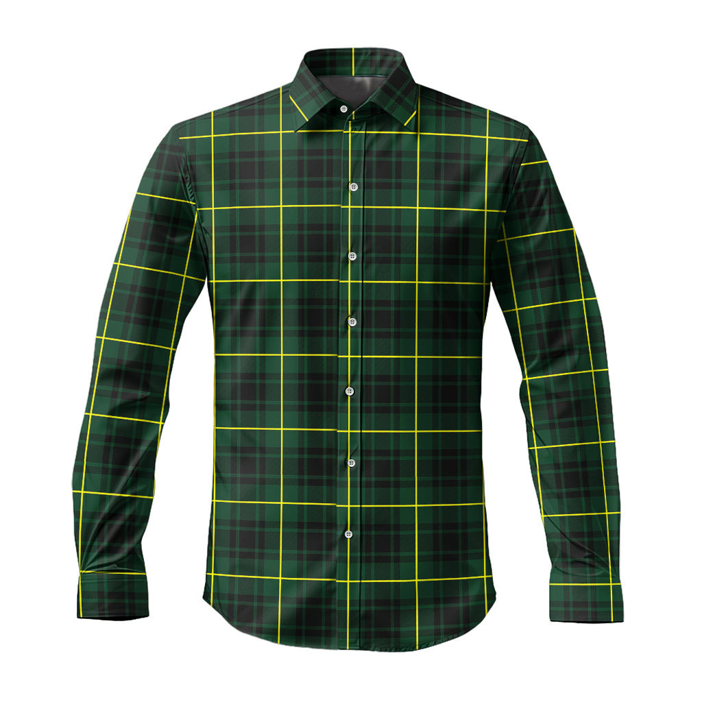 ScotsTee Shop Scottish MacArthur Modern Clan Tartan Long Sleeve Shirt, Cotton Tartan Plaid Shirt
