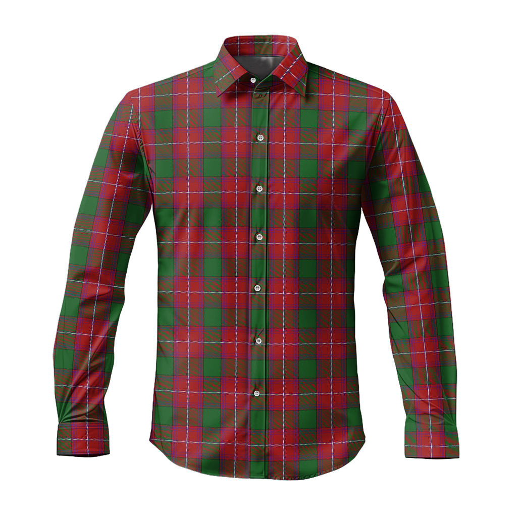 ScotsTee Shop Scottish Rattray Clan Tartan Long Sleeve Shirt, Cotton Tartan Plaid Shirt