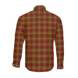 ScotsTee Shop Scottish Scrymgeour Clan Tartan Long Sleeve Shirt, Cotton Tartan Plaid Shirt