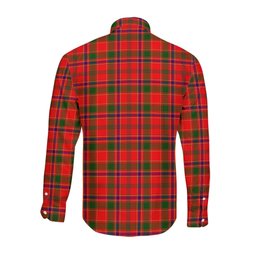 ScotsTee Shop Scottish Munro Modern Clan Tartan Long Sleeve Shirt, Cotton Tartan Plaid Shirt