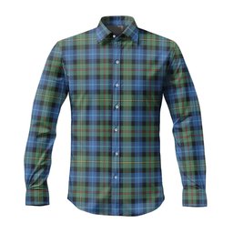 ScotsTee Shop Scottish Smith Ancient Clan Tartan Long Sleeve Shirt, Cotton Tartan Plaid Shirt