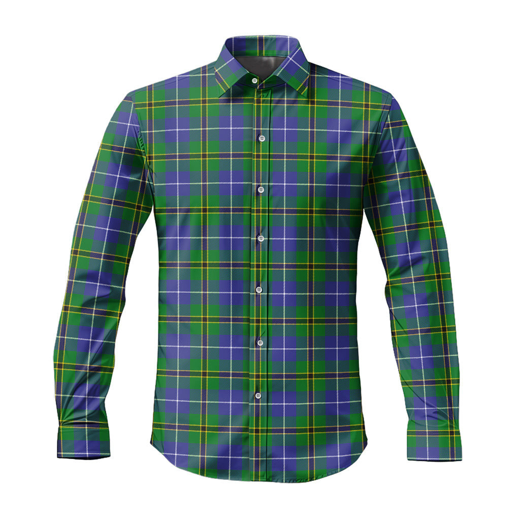ScotsTee Shop Scottish Turnbull Hunting Clan Tartan Long Sleeve Shirt, Cotton Tartan Plaid Shirt