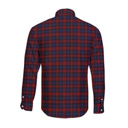 ScotsTee Shop Scottish MacLachlan Clan Tartan Long Sleeve Shirt, Cotton Tartan Plaid Shirt