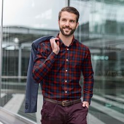ScotsTee Shop Scottish MacLachlan Clan Tartan Long Sleeve Shirt, Cotton Tartan Plaid Shirt