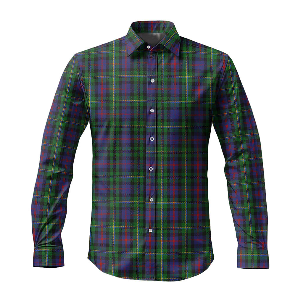 ScotsTee Shop Scottish MacCallum Clan Tartan Long Sleeve Shirt, Cotton Tartan Plaid Shirt