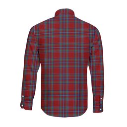 ScotsTee Shop Scottish Spens Clan Tartan Long Sleeve Shirt, Cotton Tartan Plaid Shirt