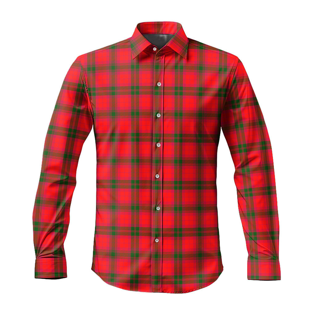 ScotsTee Shop Scottish MacNab Modern Clan Tartan Long Sleeve Shirt, Cotton Tartan Plaid Shirt
