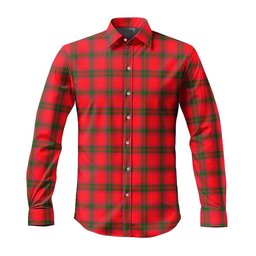 ScotsTee Shop Scottish MacNab Modern Clan Tartan Long Sleeve Shirt, Cotton Tartan Plaid Shirt