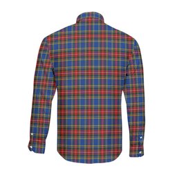 ScotsTee Shop Scottish MacBeth Clan Tartan Long Sleeve Shirt, Cotton Tartan Plaid Shirt